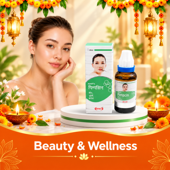 Festive Marigold Beauty Wellness Ad